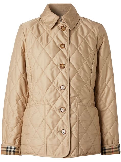 burberry jacket cost|Burberry quilted jacket outlet price.